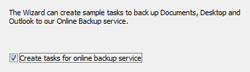 Creating Sample Tasks in Handy Backup