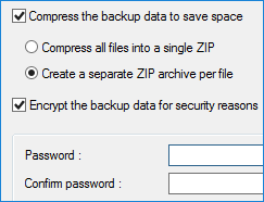 Compression and encryption copies of Windows XP