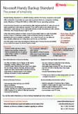 Handy Backup Home Standard Datasheet Preview Handy Backup Home Standard Datasheet Preview
