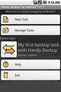 Main screen Main screen