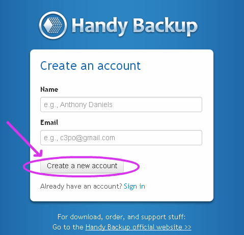 Online Backup Service HBDrive