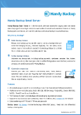 Handy Backup Small Server Datasheet Preview Handy Backup Small Server Datasheet Preview