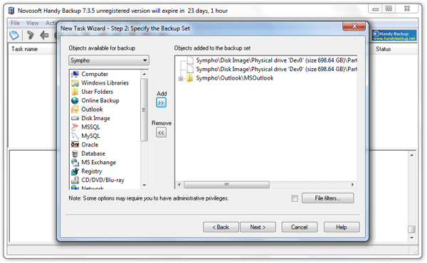 Handy Backup 64-bit