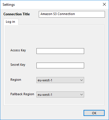 Amazon S3 backup setup