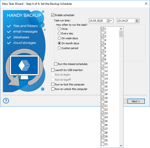 First Tower Backup for Hanoi Backup