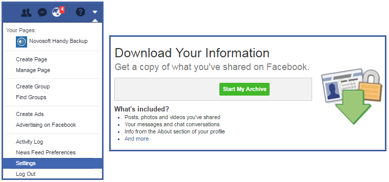 Download Facebook Archive