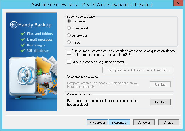 Tipos de Backup