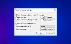 How to Create File Backups with Timestamps and Restore Data to a Specific Date?