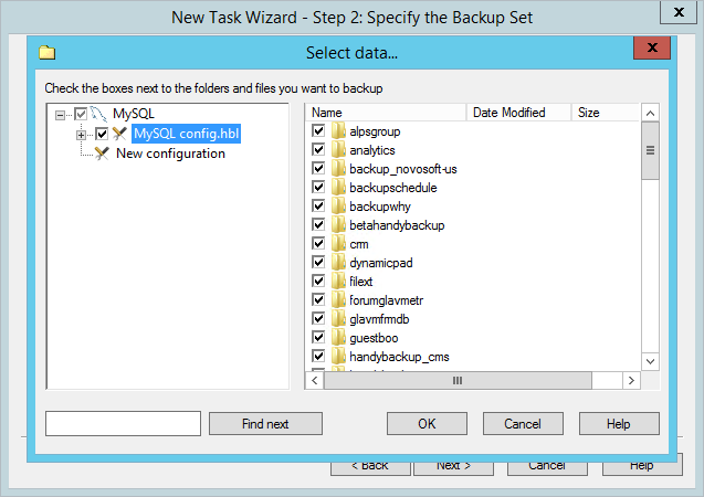 Adding dynamic MySQL data for TYPO3 backup database Adding dynamic MySQL data for TYPO3 backup database