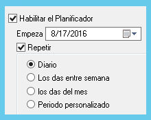 Planificaciín de Backup