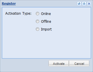 Registration Dialog