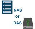 NAS or DAS