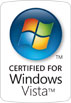 Certified for Windows Vista logo