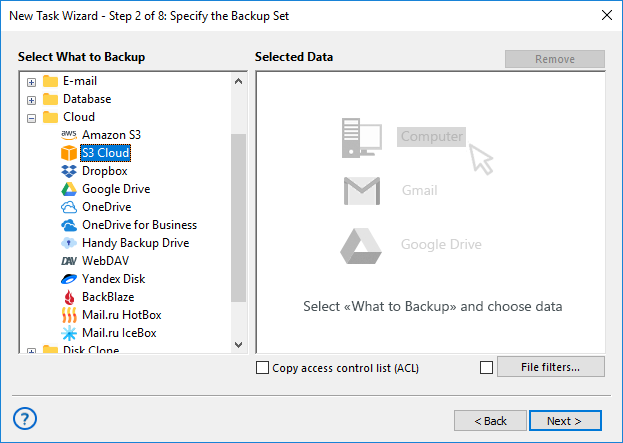 Backup Data from Minio Object Storage