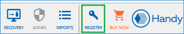 Click the Register button on the toolbar