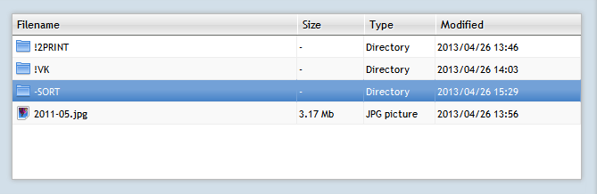 HBDrive file browser
