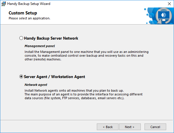 Installation: Network Agent Setup