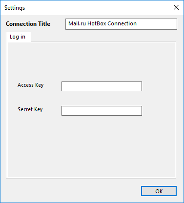 Create a new Hotbox configuration for backup
