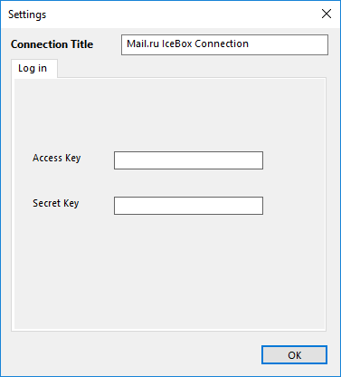 Create a new Icebox configuration for backup