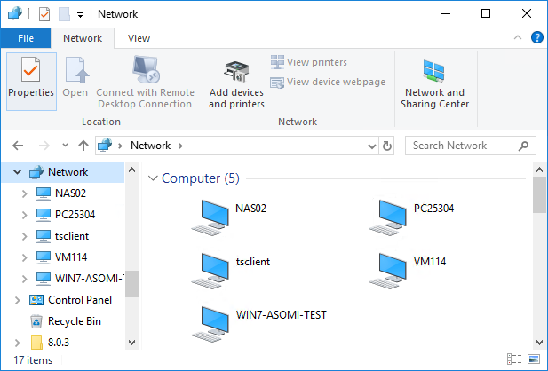 Network window