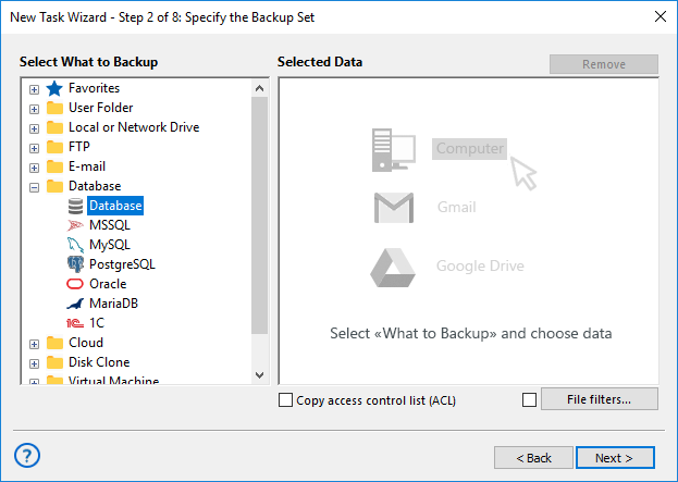 Creating a Configuration for Alfresco Automatic Backup