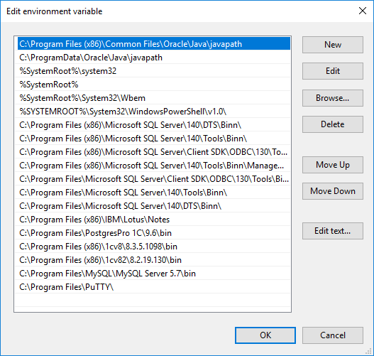 Changing the value of Path variable