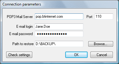 BTmail Email Backup Software image