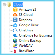 Select the S3 Cloud Plugin in the Cloud group