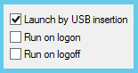 Running a task when log on or log out of the system