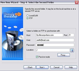 Backup and Synchronization with FilesAnywhere  Web Space